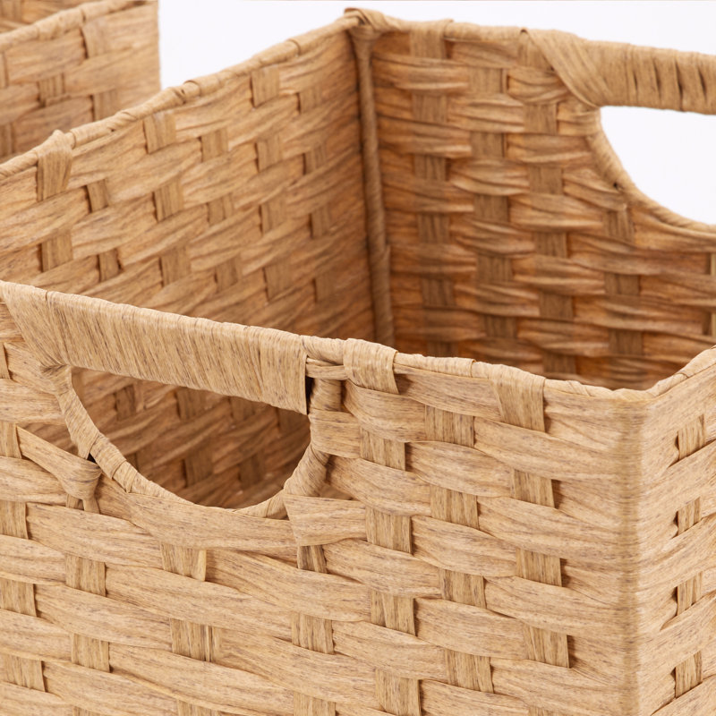 Panier tissé à la main, Brun clair