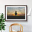 Sunset and Sheep - Picture Frame Painting-62777395-62777396
