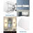 Modern Bathroom Vanity Lights With Glass Shade, 2-Light Wall Sconces For Mirror, Bedroom, And Hallway, UL Listed-172651026-172651029
