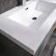 Meuble-lavabo mural simple 36 po avec lavabo en résine-110486388