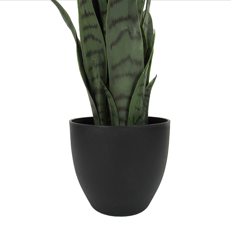 Plante de serpent artificielle Sansevieria en pot, H 34 po x l 12 po x P 12 po