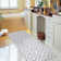 Geometric Machine Washable Rug for Living Room Bedroom Diamond Checkerboard Non-Slip Low Pile Rubber Backing Area Rug for Playroom Office Kitchen Dining Room Dorm and Bedside Decor