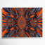 Art mural sur toile noire Op Art 65-961371329