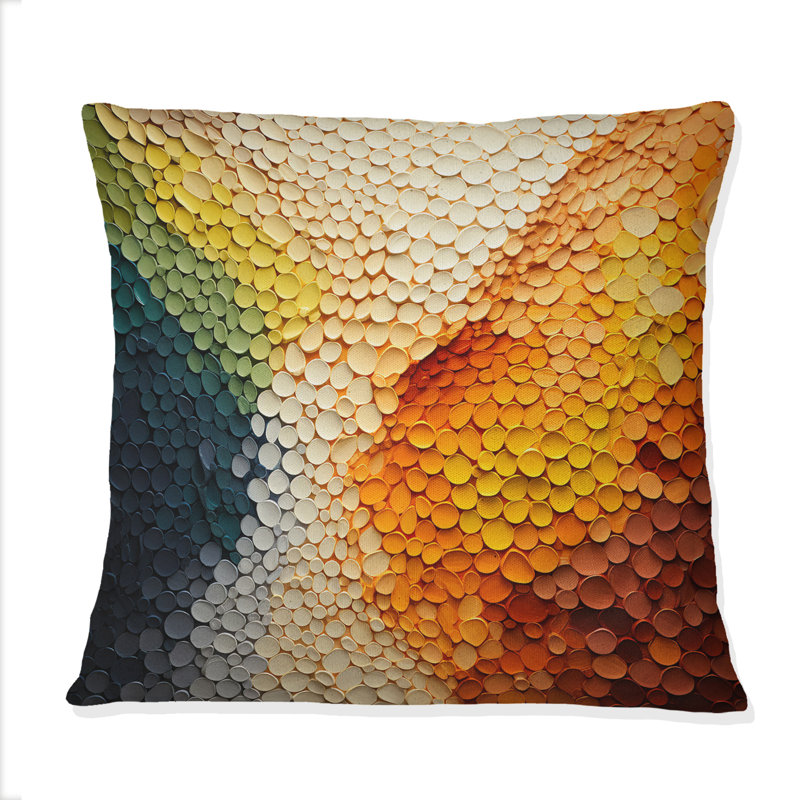 Coussin Hardedge Art Earthy Euphony V - Hard Edge