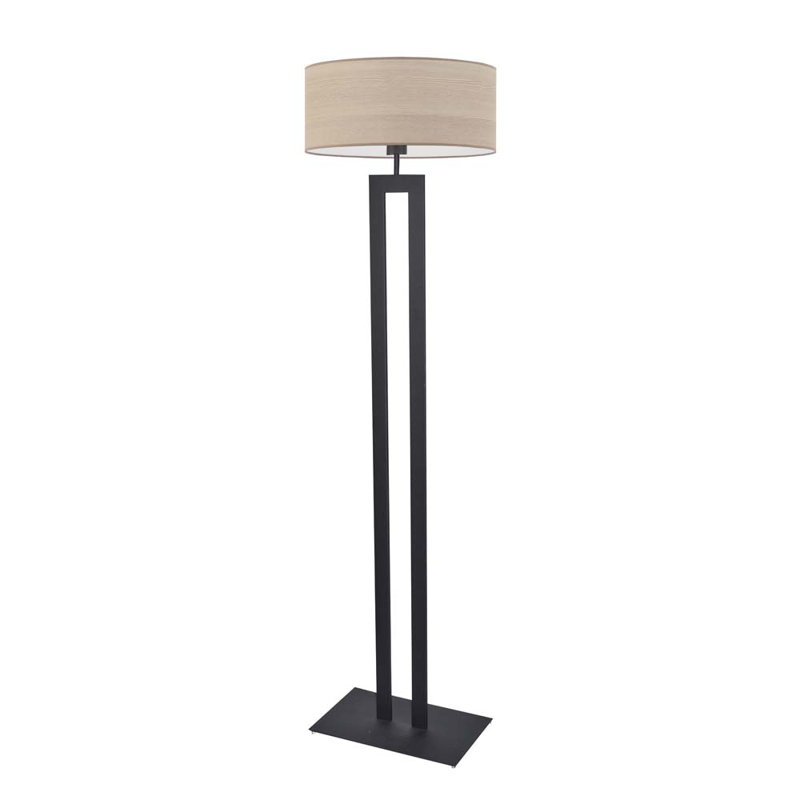 Bismilla 162cm Traditional Floor Lamp, White, Black