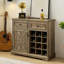 Armoire à vin avec 2 tiroirs Farmhouse