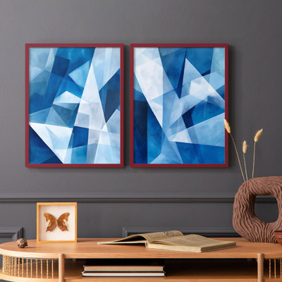Série ABSTRACT XCI - reproduction encadrée de qualité supérieure - prête à être accrochée - aucun clou requis - aucun clou requis
