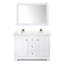 Ensemble de meuble-lavabo double 48 po avec miroir Avery-97793626-61132373