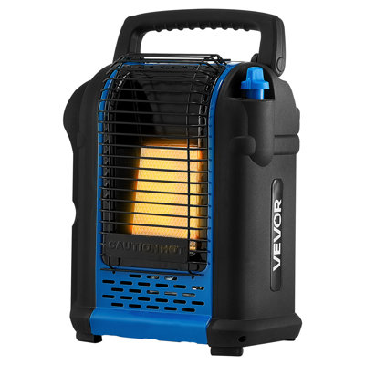 Portable Propane Heater 9000BTU Stepless Temp Settings TipOver Protection
