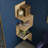 Adler 42" H x 10" W Zigzag Corner Floating Shelf