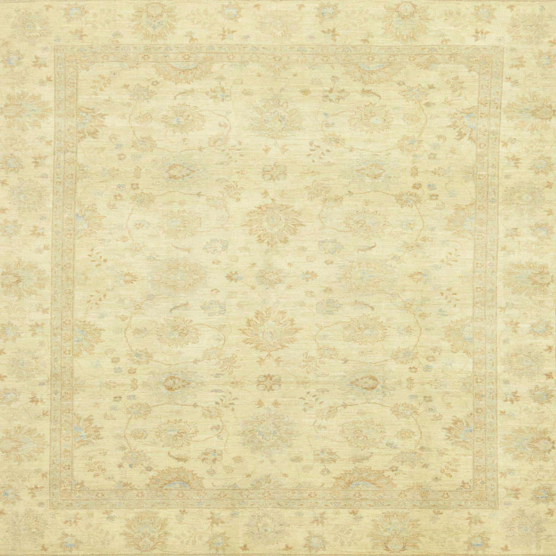 Tapis décoratif multicolore à motif abstrait, Carré 5 pi