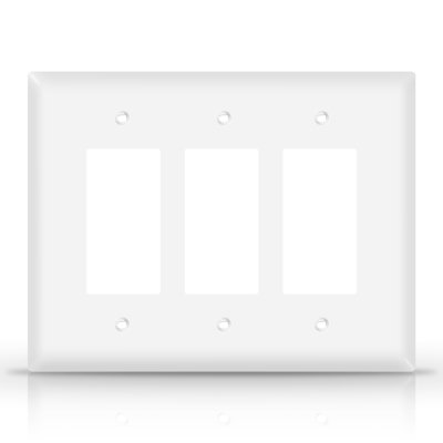 3 - Gang Combination Standard Wall Plate