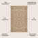 Hagerman Vintage Filigree Textured Weave Beige/Brown Indoor/Outdoor Rug