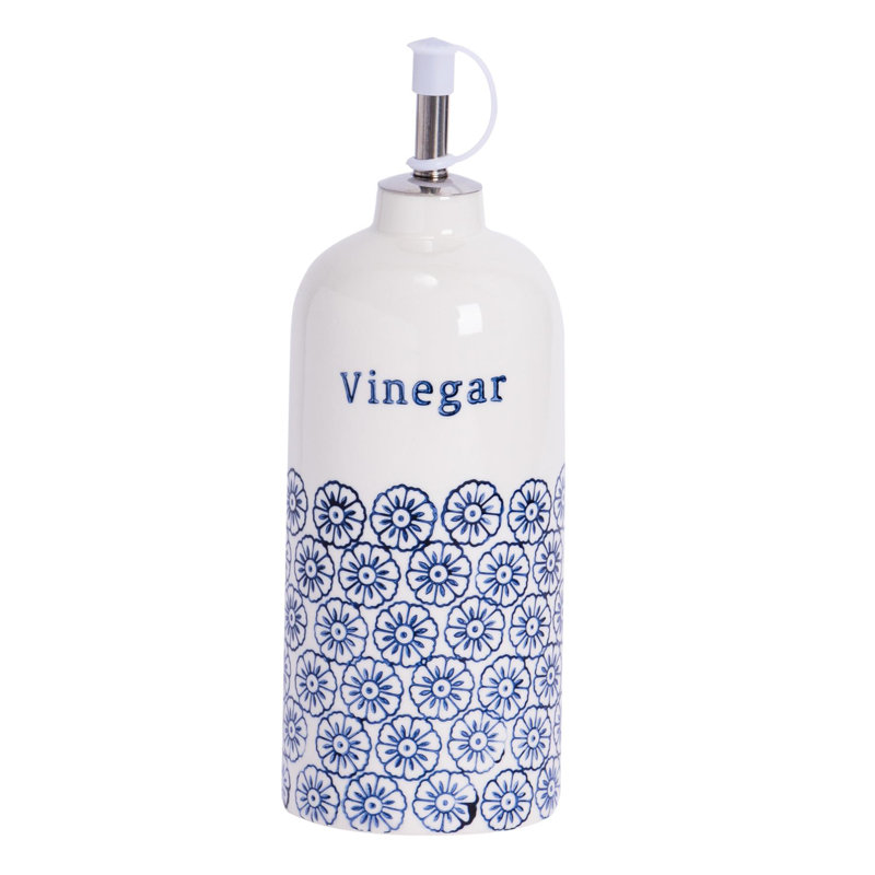 Porcelain Single Oil / Vinegar Cruet