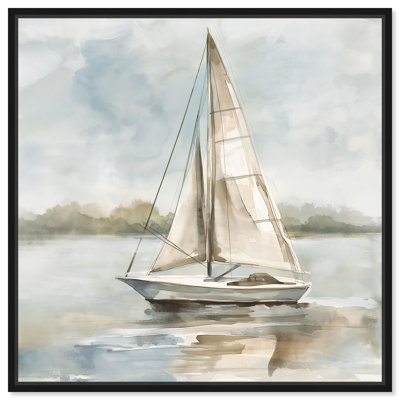 «Lakeside Lullaby I», art de plage moderne par Art Remedy