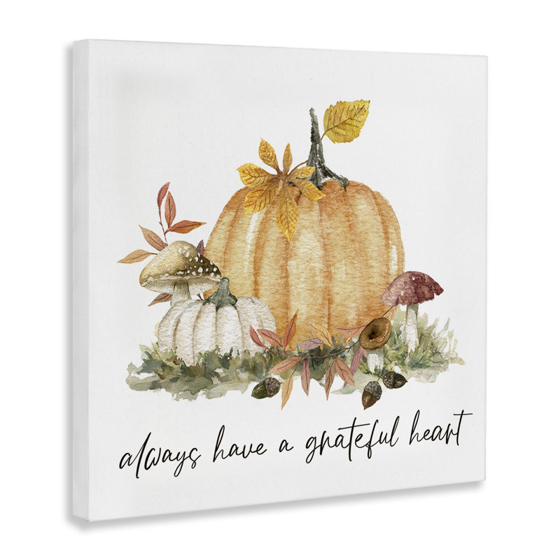 «Grateful Heart Pumpkin» par Livi Finn, H 24 po x l 24 po