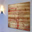 « red branches » par parvez taj,, reproduction d’art sur bois de pin naturel-23840142