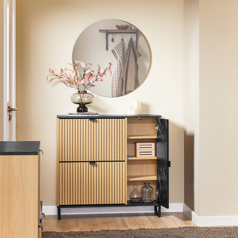 8 Pair Shoe Storage Cabinet