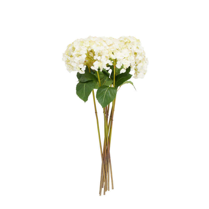 Tige de fleur artificielle Cole et Grey, Blanc, H 32 po x l 13 po x P 13 po