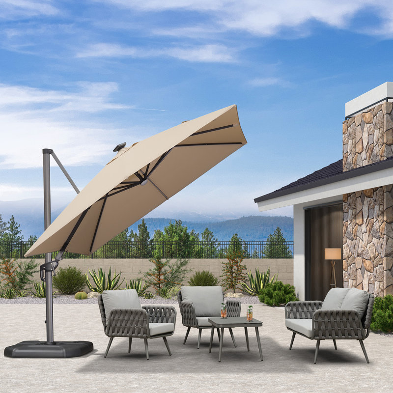 304cm Cantilever Parasol, Beige