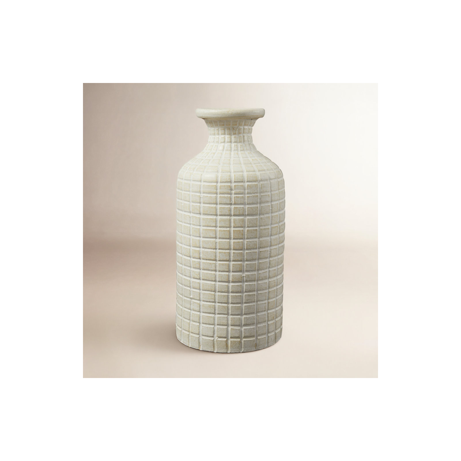 Almeria Terracotta Table Vase, 18.85" H x 8.85" W x 9" D