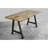Willett Solid Wood Top Metal Base Dining Table-2008331833-2008331783
