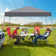 10 Ft. W X 10 Ft. D Steel Pop-Up Canopy With Weights