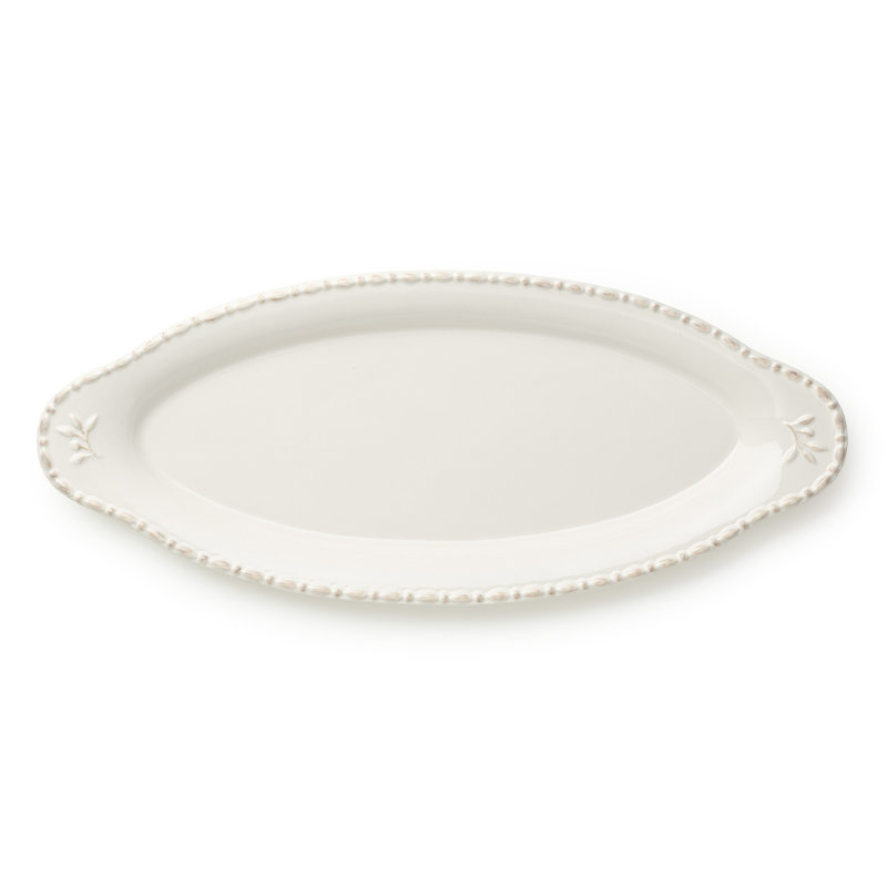 Plateau de poisson ovale 18 po x 7,5 po Heritage