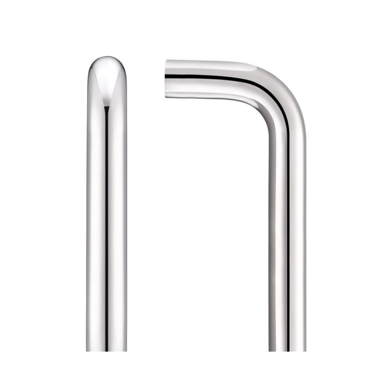 Pull Handle, 15cm H x 1.9cm W x 1.9cm D, Polished Stainless