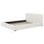 Grand lit tapissier avec base solide-386142557