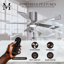 Irene Flushmount Light Kit 5 Blade LED Ceiling Fan-351486039-327028479-400726664