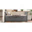 Lit plateforme en bois massif avec lit gigogne et tiroirs-2125296665