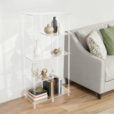 Clear Acrylic Bookshelf