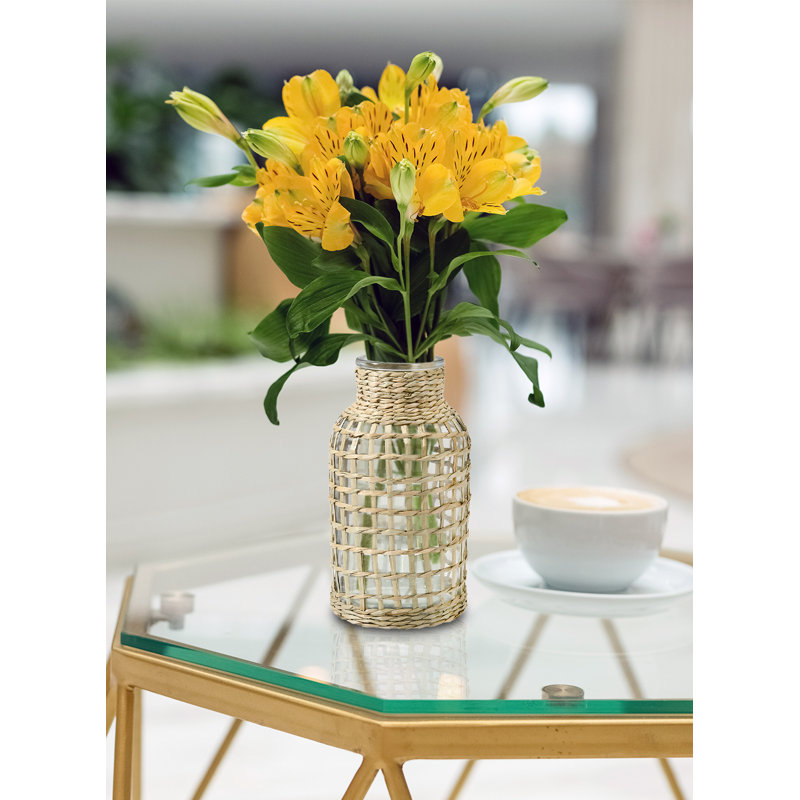 Vase de table en verre