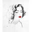 Watercolor Woman - Toile encadrée pour la décoration intérieure | Art