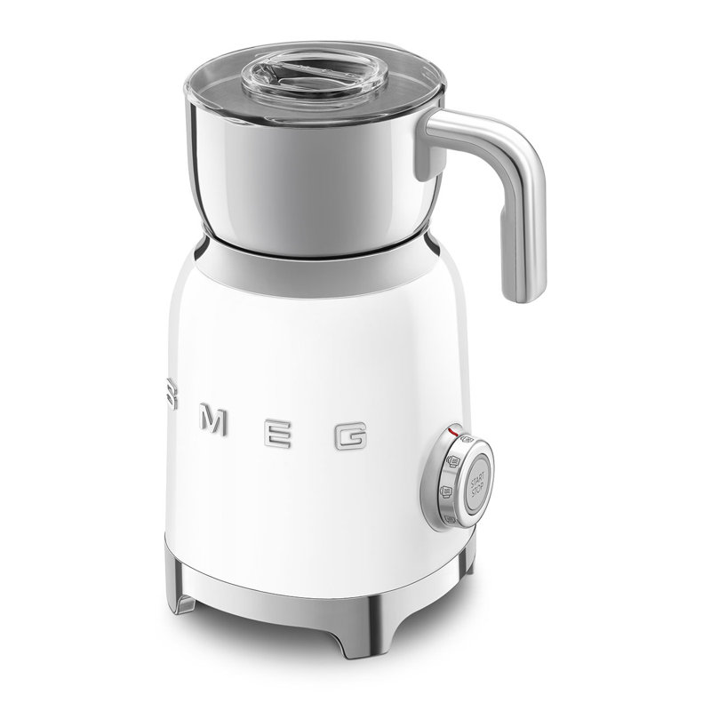 Mousseur à lait de style rétro 50ème depuis SMEG, Blanc