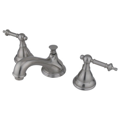 Robinet pour salle de bain espacé avec ensemble de drain bain