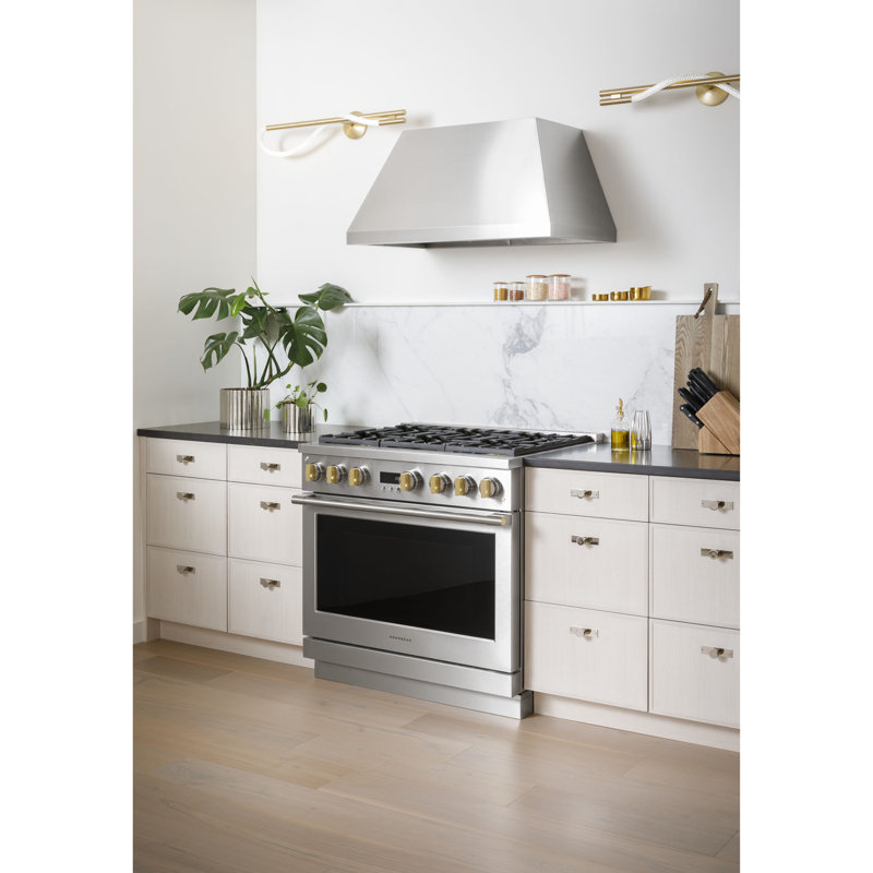 Monogram 36" Dual-Fuel Professional Range With 4 Burners And Griddle