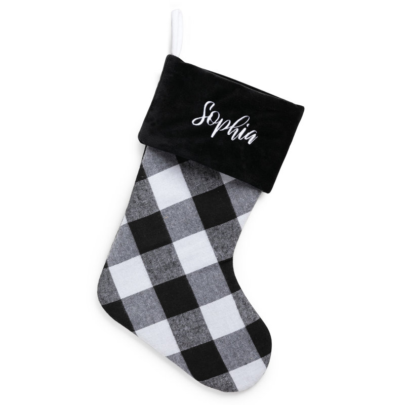 Personalized Checker Stocking, Yes