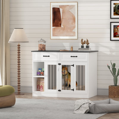 Evelinde 47 inch dog crate furniture