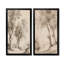 Art mural sur toile, "Vintage Forest In English Countryside", arbres, nature beige-1133344291-1133344294
