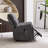 39.76" Wide Oversize Ultra Microfiber With Super Soft Padding Electric Lift Assist Reclining Chair With Massage Heating & Cup Holders & USB & Side Pocket-70078838