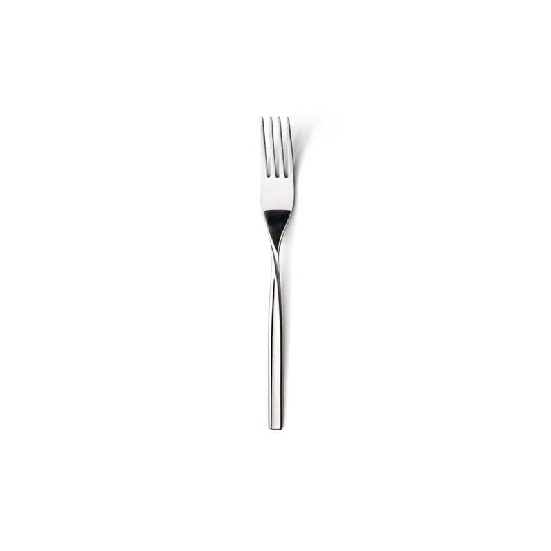 Fourchette à salade / dessert en acier inoxydable Clista | Argent | 7,5 po | 12 pièces