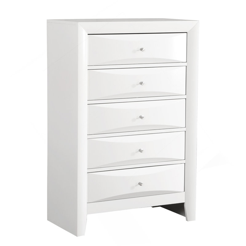 Commode Marilla, blanc, Blanc