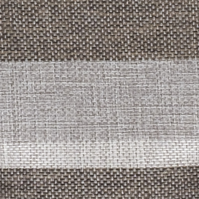 Bradford Striped Indoor U Shaped Memory Foam 17" x 16" Chair Cushion, Silver/Brown, 2