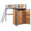 Lit mezzanine avec bureau intégré et garde-robe-1511269829