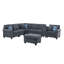Canapé modulaire réversible en coin avec repose-pieds 121,1 po Kittleson-238062968