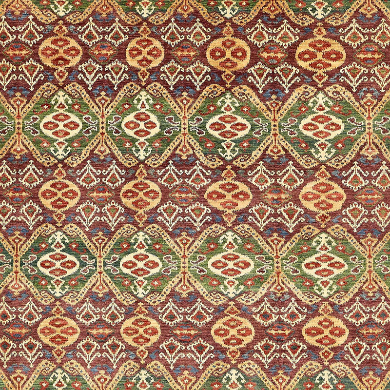 Abstract Indoor Rug, Square 7'