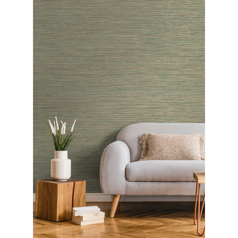 Rouleau de papier peint L 33 pi x l 20,5 po Drumleckney, Vert