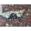 Hand-Knotted High-Quality Red and Blue Area Rug